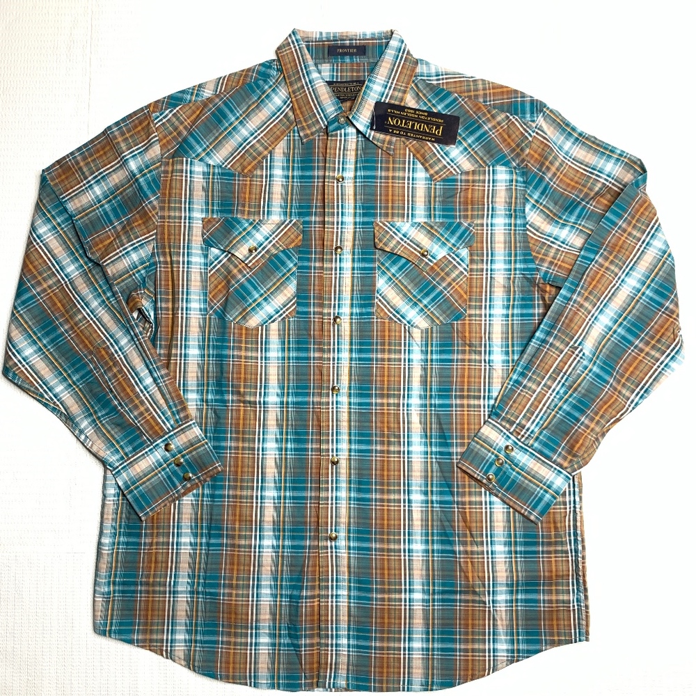 Pendleton | Frontier Plaid Pearl Snap Button down